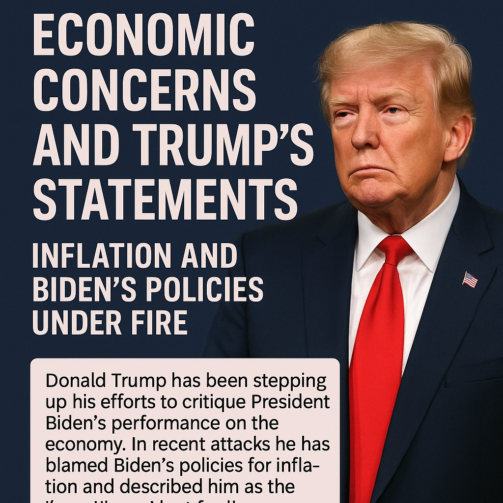 Economic Concerns and Trump’s Statements: Inflation and Biden’s Policies Under Fire
